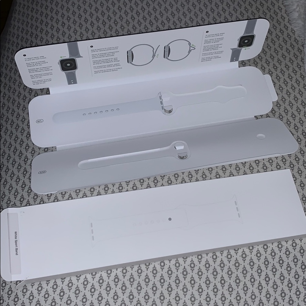 White 40mm Apple Watch Band M/L